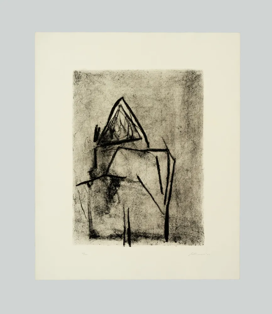 彫版 Santomaso - Composizione