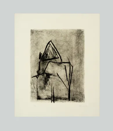 彫版 Santomaso - Composizione