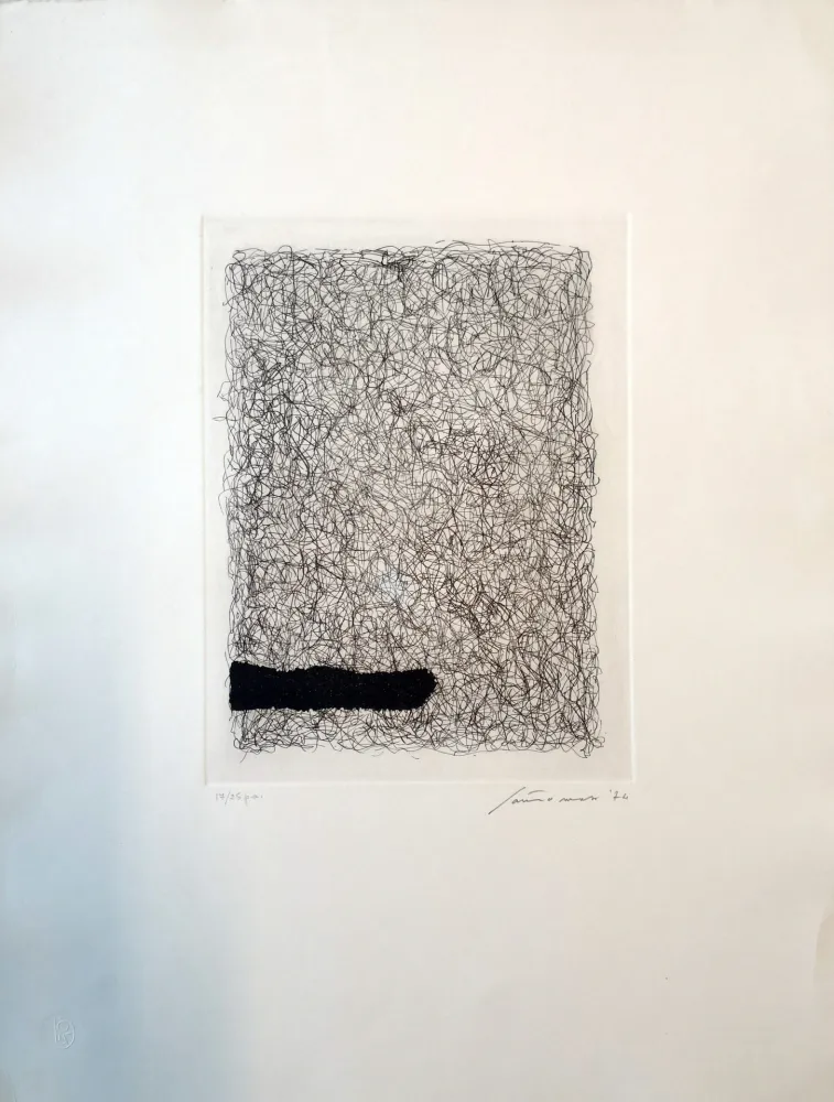 エッチング Santomaso - Composizione 2