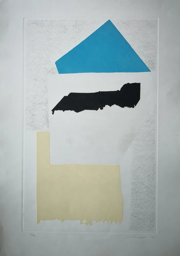 エッチング Santomaso - Composizione B