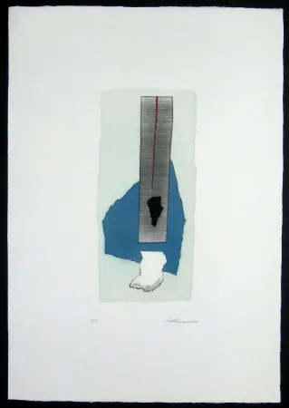 彫版 Santomaso - Composizione (b)