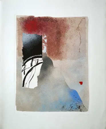 エッチング Santomaso - Composizione D