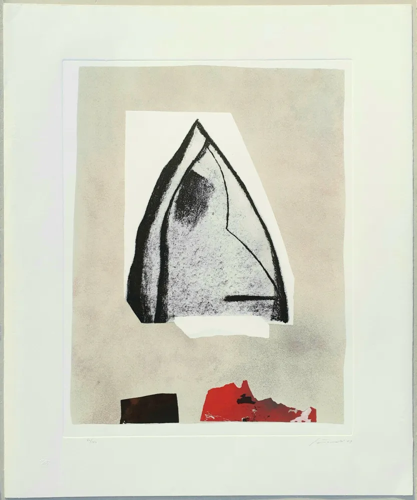 彫版 Santomaso - Composizione tav. 3