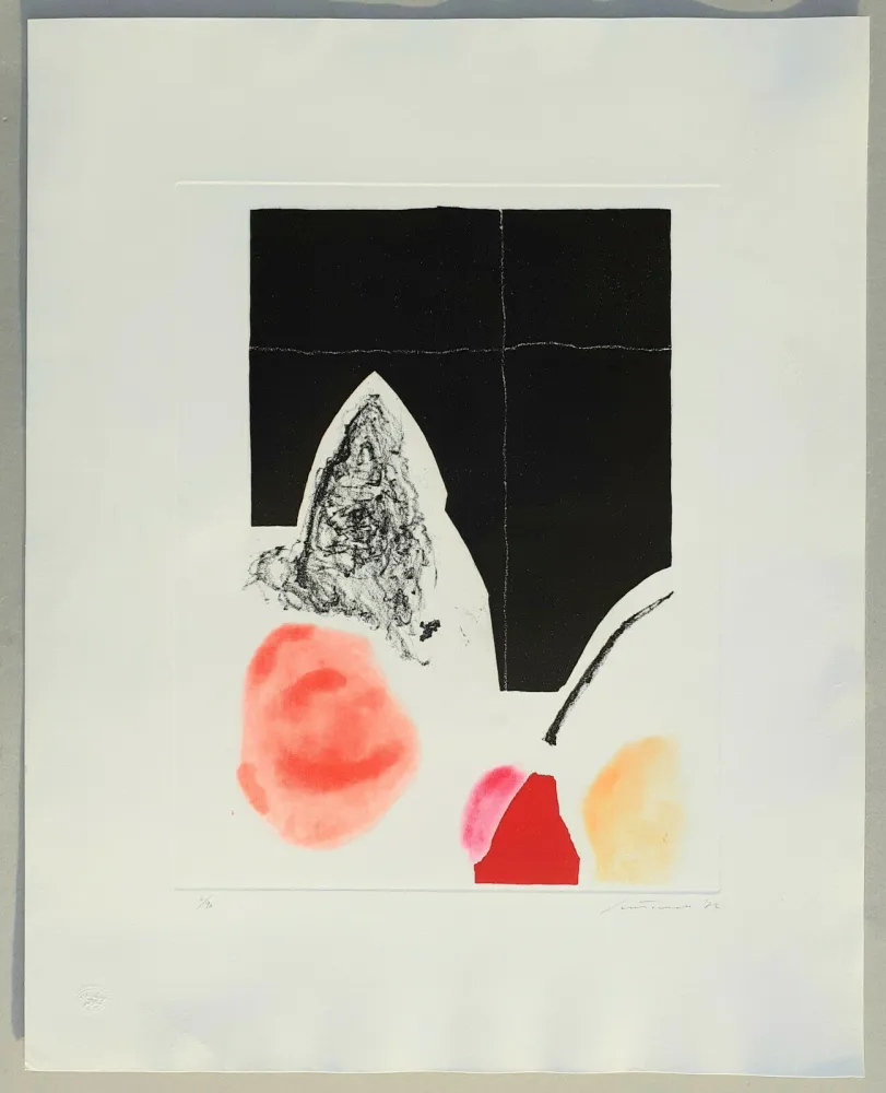 彫版 Santomaso - Composizione tav. 4