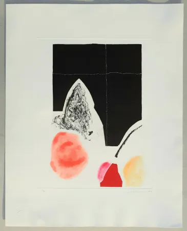 彫版 Santomaso - Composizione tav. 4