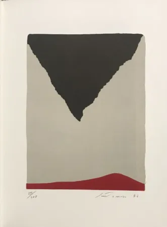 リトグラフ Santomaso - Erker-Treffen 1