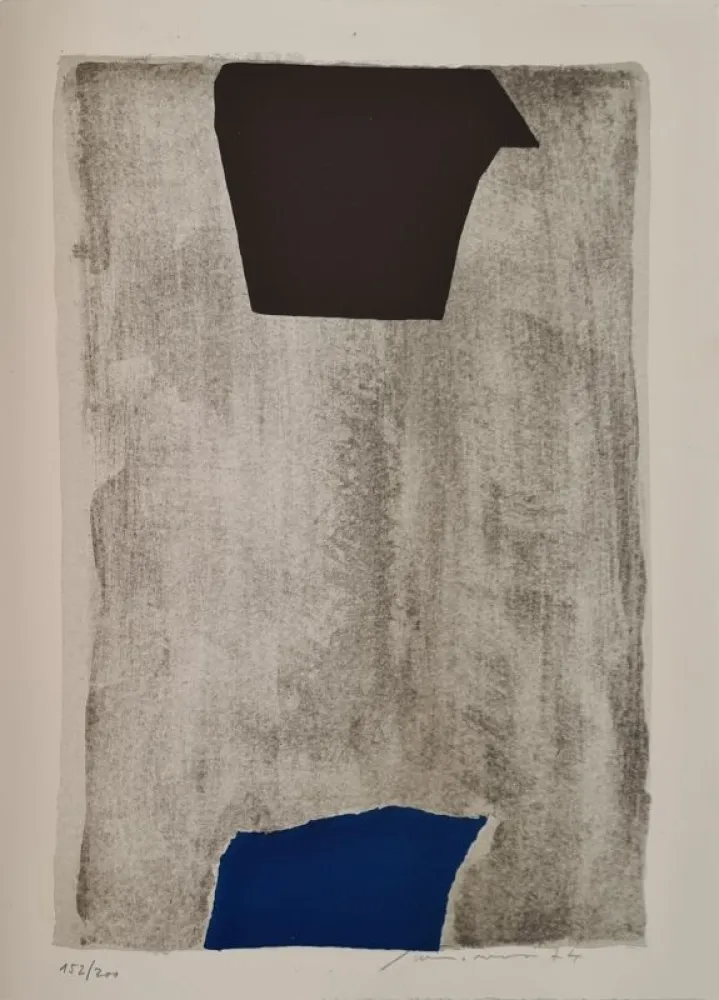 リトグラフ Santomaso - Erker-Treffen 2