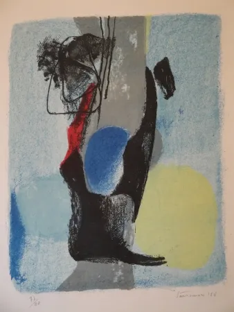 リトグラフ Santomaso - La casa del picchio