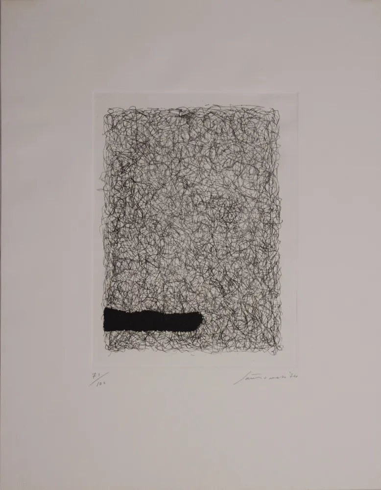 エッチングと　アクチアント Santomaso - Maglia interrotta