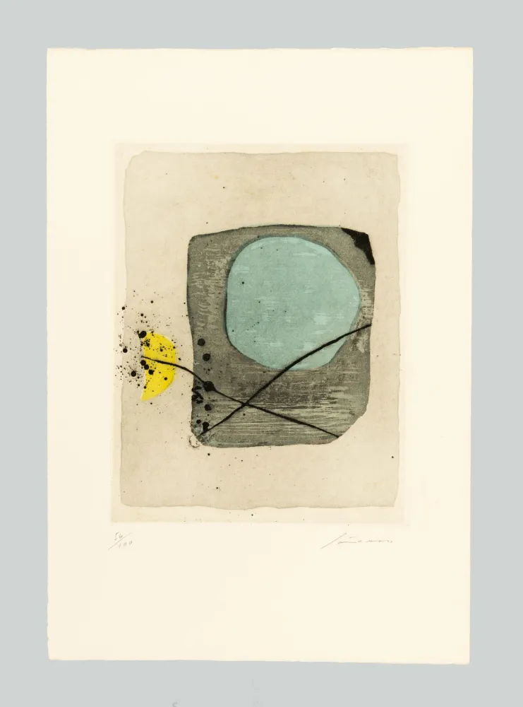 彫版 Santomaso - Omaggio all'Ariosto