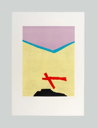 リトグラフ Santomaso - Racconto