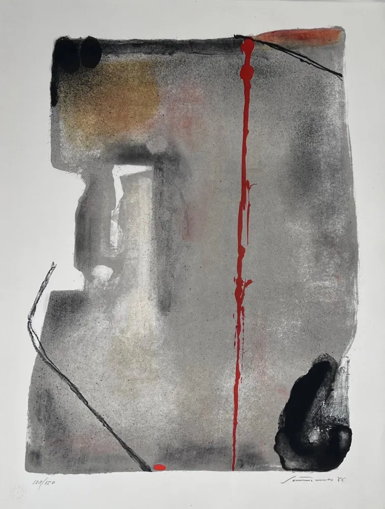 リトグラフ Santomaso - Sans titre 