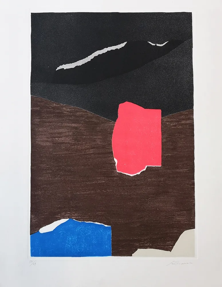 エッチングと　アクチアント Santomaso - Senza titolo 1