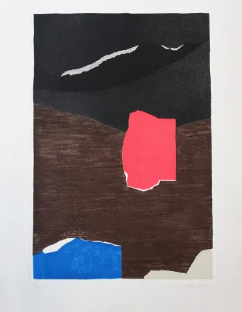 エッチングと　アクチアント Santomaso - Senza titolo 1