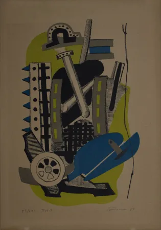 リトグラフ Santomaso - Tav. 5