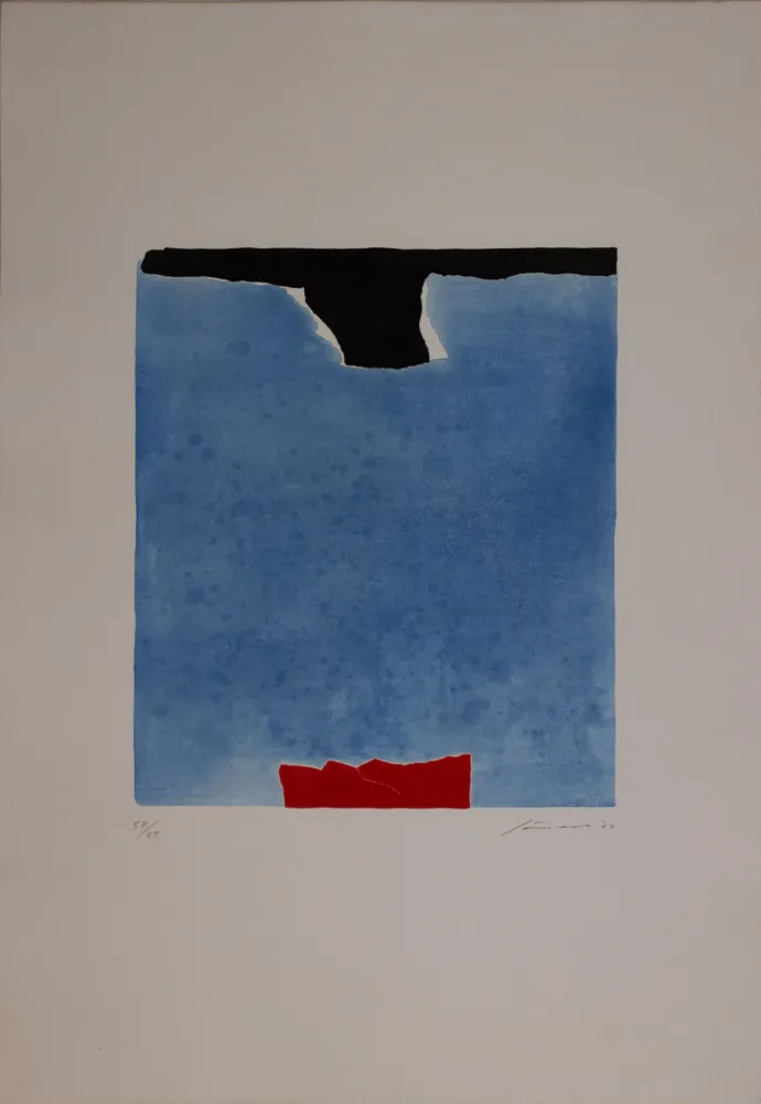 エッチングと　アクチアント Santomaso - Untitled