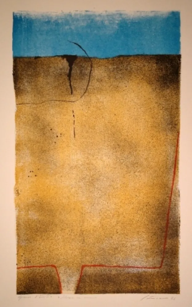 リトグラフ Santomaso - Untitled