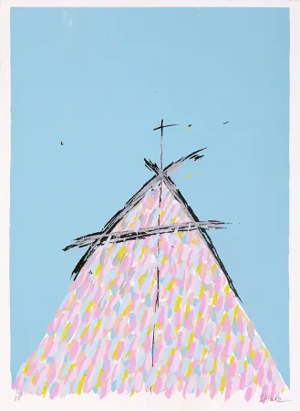 シルクスクリーン Sapere - Pirámide