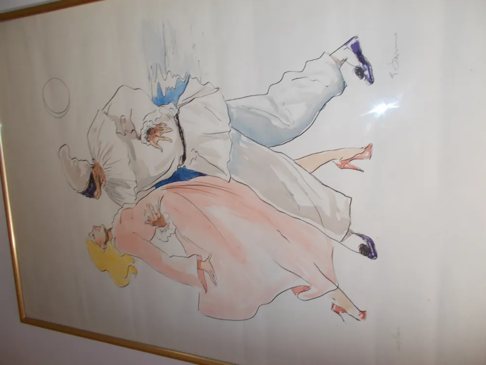 リトグラフ Sarno - Le Bal