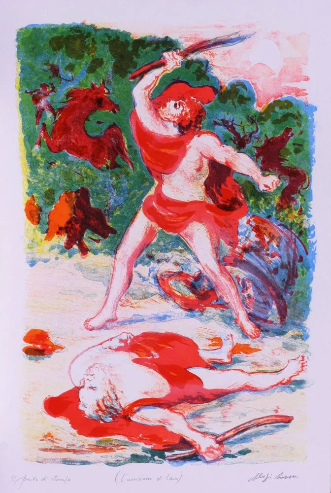 技術的なありません Sassu - L'UCCISIONE DI LAIO