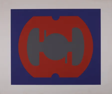 シルクスクリーン Sato - Abstract Composition, c. 1970