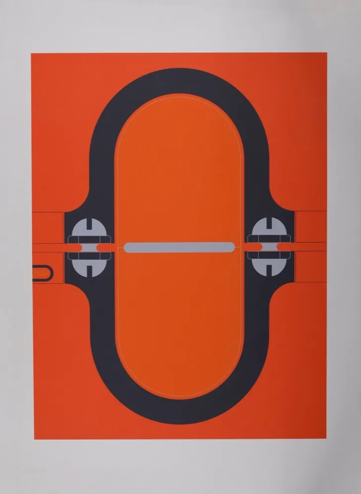 シルクスクリーン Sato - Composition Pop (Animals of the night), 1971