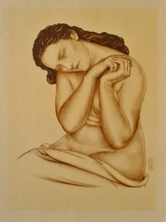 彫版 Sauer - Modèle à la tête penchée