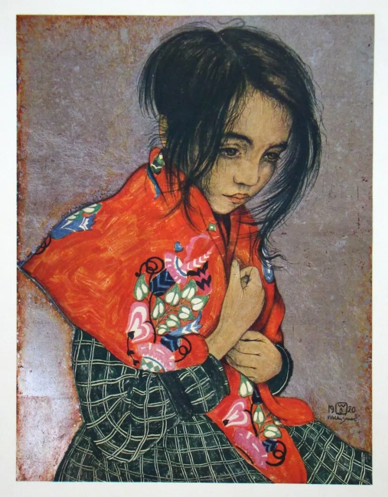 彫版 Sauer - Portrait d'enfant