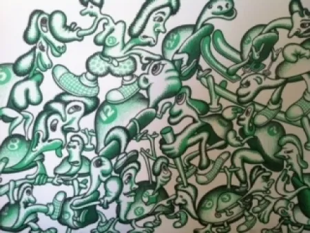 リトグラフ Saul - Sans titre