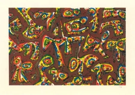 リトグラフ Saura - Abierta 10