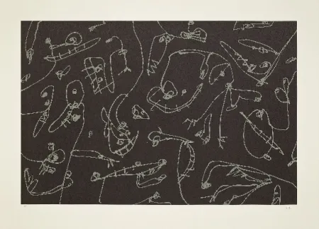 リトグラフ Saura - Abierta 5