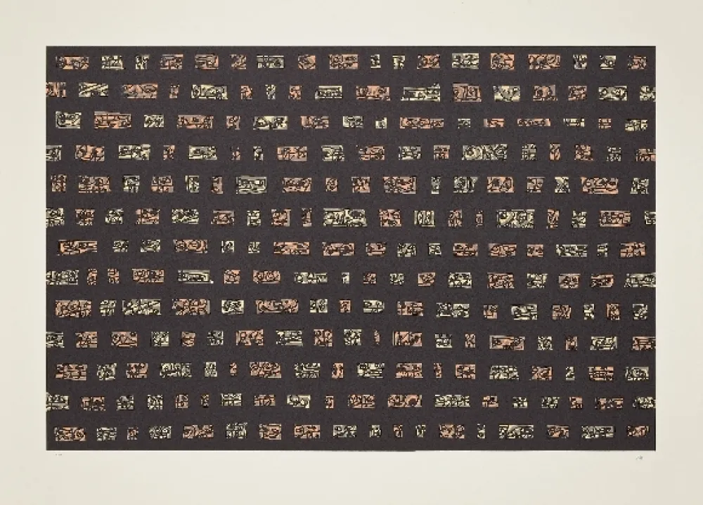 リトグラフ Saura - Abierta 9