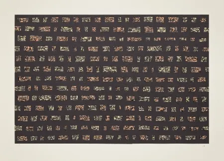 リトグラフ Saura - Abierta 9