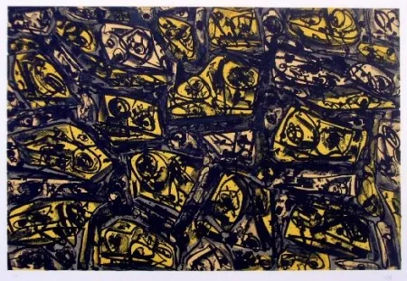 リトグラフ Saura - Antonio Saura