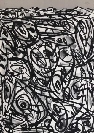 リトグラフ Saura - Antonio Saura