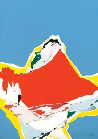 シルクスクリーン Saura - Aphorismen IV