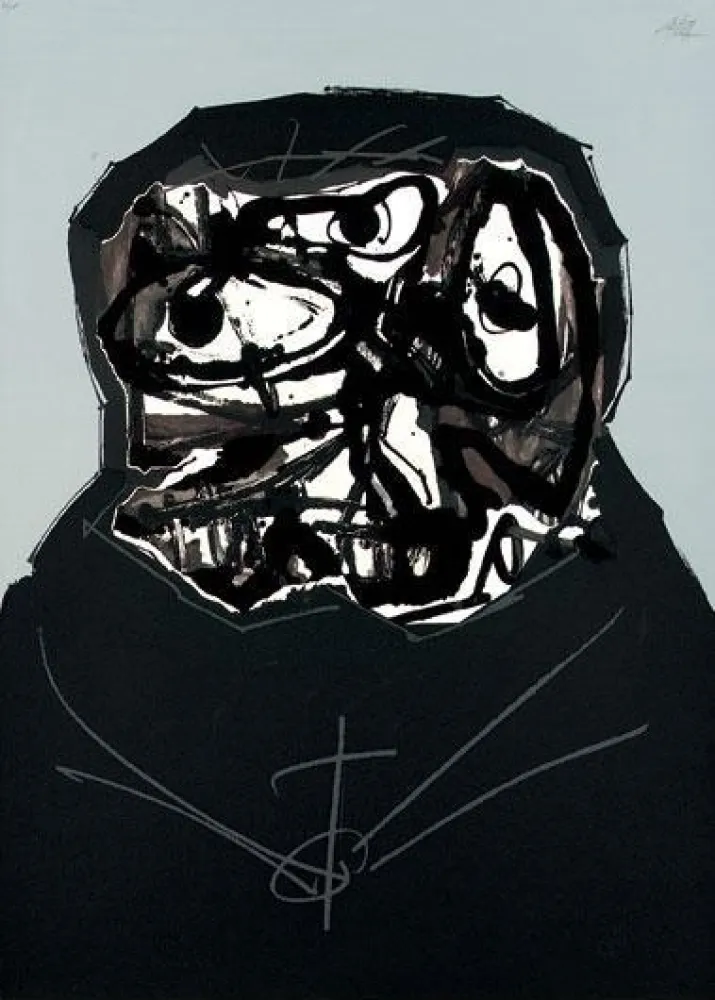 シルクスクリーン Saura - Aphorismen V