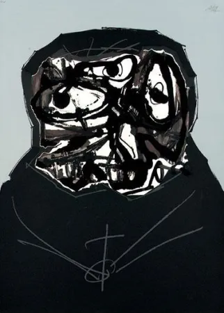 シルクスクリーン Saura - Aphorismen V