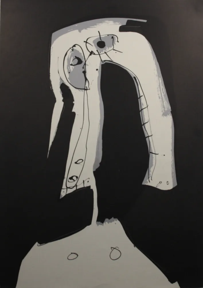 シルクスクリーン Saura - Aphorismos de Lichteberg