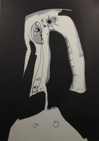 シルクスクリーン Saura - Aphorismos de Lichteberg