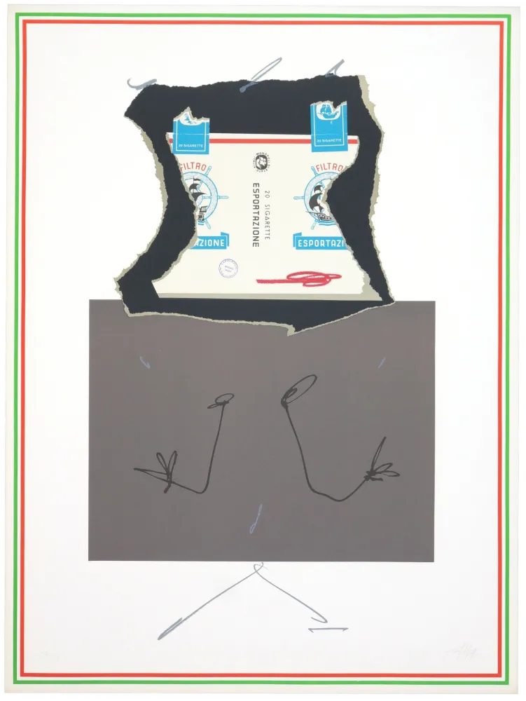 リトグラフ Saura - Carla