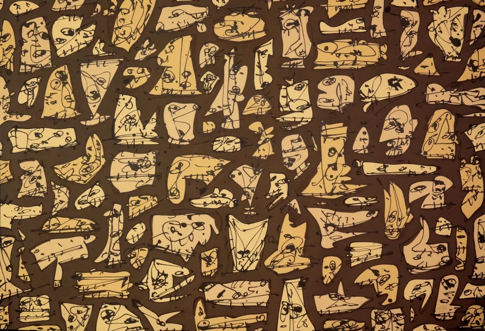 リトグラフ Saura - DIADA II