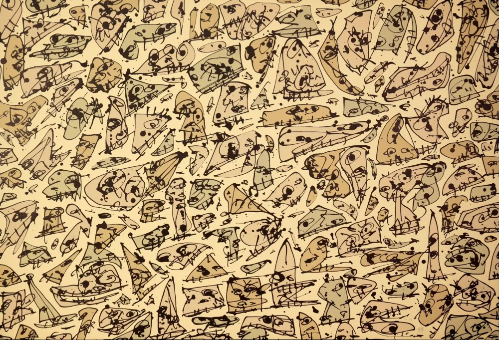 リトグラフ Saura - DIADA III