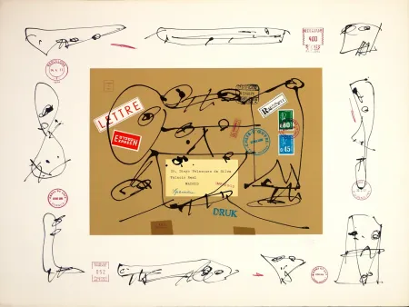 リトグラフ Saura - Diego Velazquez de Silva