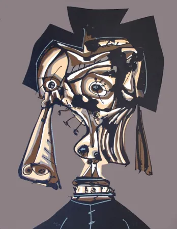 リトグラフ Saura - Dora Maar IV