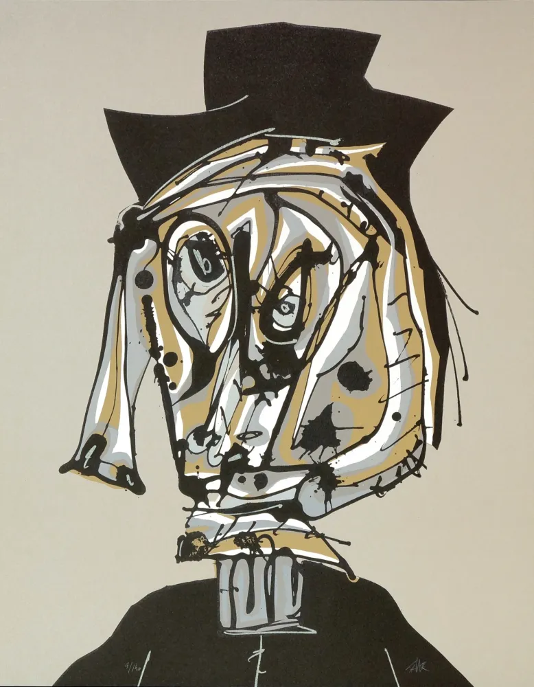 リトグラフ Saura - Dora Maar visitada I