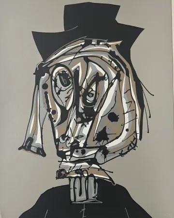 リトグラフ Saura - Dora Maar Visitada I -  Atelier Clot, Bramsen & Co