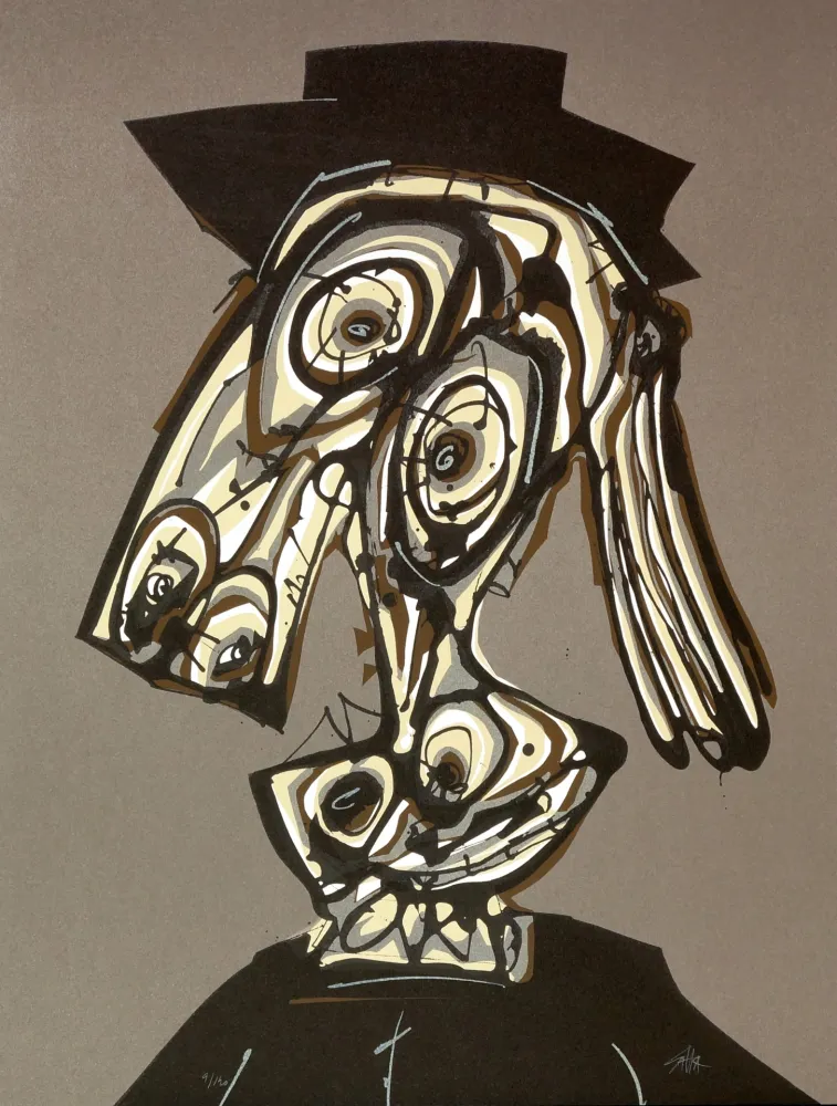 リトグラフ Saura - Dora Maar visitada II