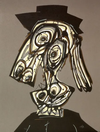 リトグラフ Saura - Dora Maar visitada II