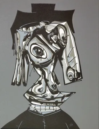 リトグラフ Saura - Dora Maar visitada III